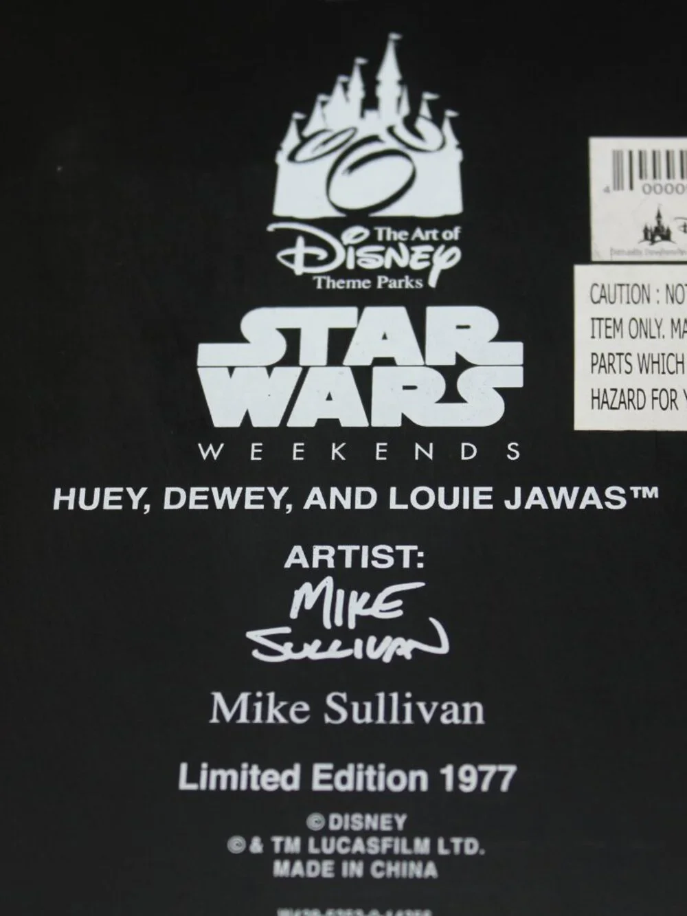 Disney Star Wars Weekends Mike Sullivan Huey Dewey Louie Jawas Figure 8
